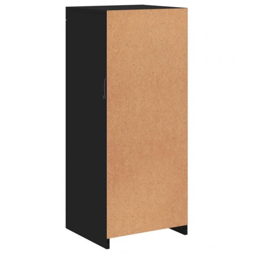 Skænk med LED-lys 41 x 37 x 100 cm sort
