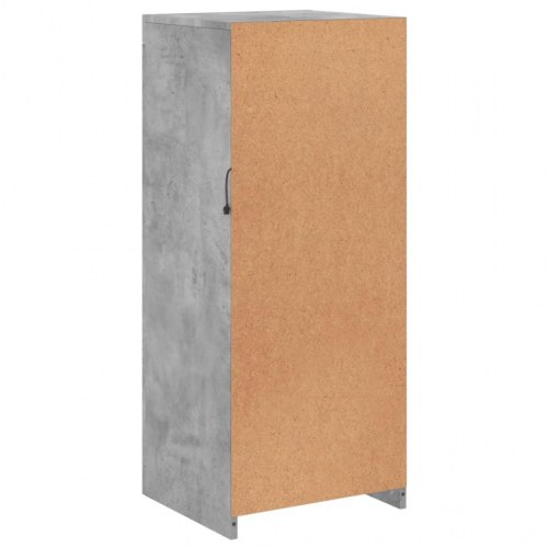 Skænk med LED-lys 41×37×100 cm - betongrå