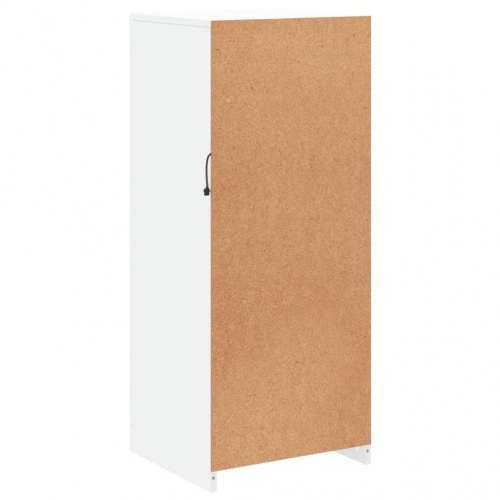 Skænk med LED-lys 41 × 37 × 100 cm - hvid