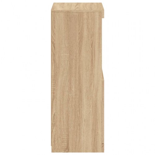 Skænk med LED-lys 41 × 37 × 100 cm - sonoma-eg