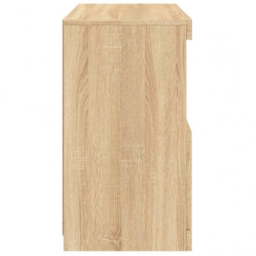 Skænk med LED-lys - 60 × 37 × 67 cm, sonoma-eg