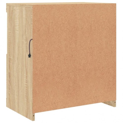 Skænk med LED-lys - 60 × 37 × 67 cm, sonoma-eg