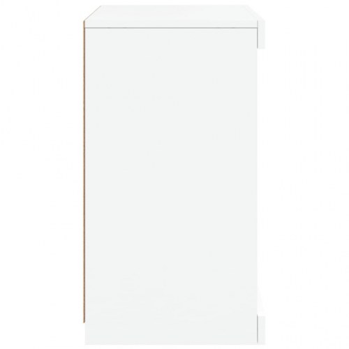 Skænk med LED-lys 41 × 37 × 67 cm - hvid opbevaringsskab