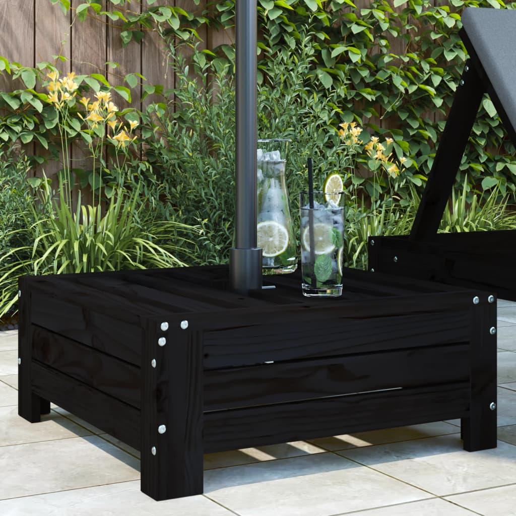 Skjuler Til Parasolfod Massivt Douglasgran - Sort