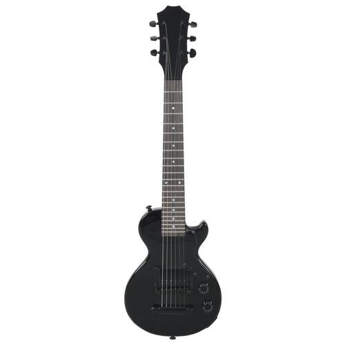 Elektrisk guitar til børn med taske 3/4 30" sort