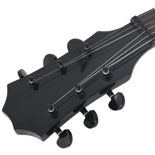 Elektrisk guitar til børn med taske 3/4 30" sort