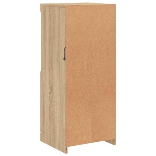 Skænk med LED-lys 41×37×100 cm - sonoma-eg