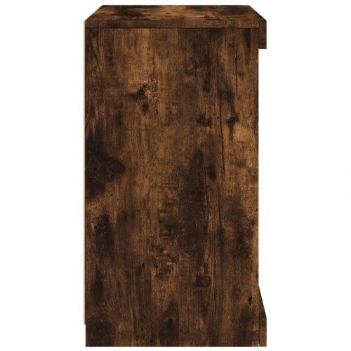 Skænk med LED-lys 41×37×67 cm - røget egetræsfarve