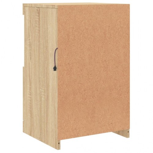 Skænk med LED-lys 41×37×67 cm - sonoma-eg