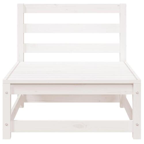 Sofamoduler 2 stk 70x70x67 cm uden armlæn fyr hvid