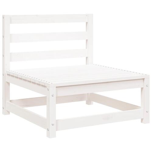 Sofamoduler 3 stk 70x70x67 cm uden armlæn fyr hvid