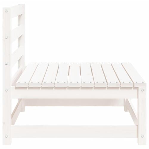 Sofamoduler 3 stk 70x70x67 cm uden armlæn fyr hvid