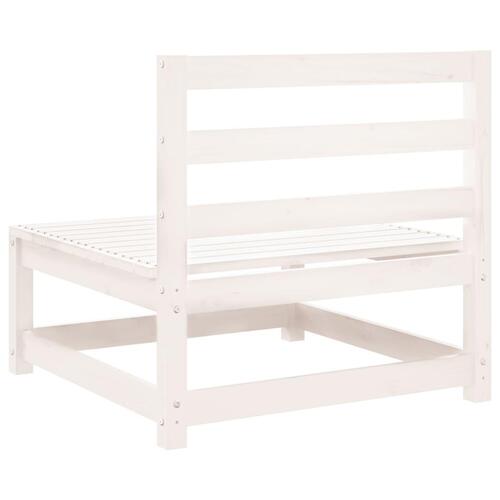 Sofamoduler 3 stk 70x70x67 cm uden armlæn fyr hvid