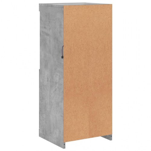 Skænk med LED-lys 41×37×100 cm - betongrå
