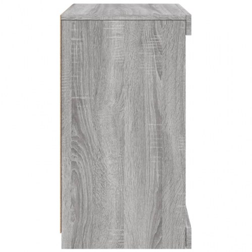 Skænk med LED-lys 41×37×67 cm - grå sonoma-eg