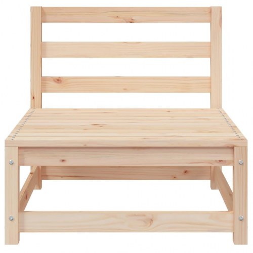 Sofamoduler 2 stk. 70x70x67 cm uden armlæn massivt fyr