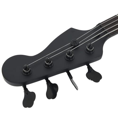 Elektrisk basguitar til begyndere inkl. taske 4/4 46" sort