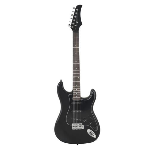 Elektrisk guitar til begyndere inkl. taske 4/4 39" sort