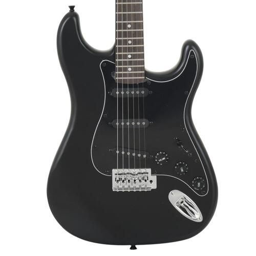 Elektrisk guitar til begyndere inkl. taske 4/4 39" sort