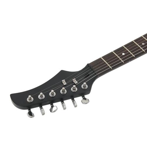 Elektrisk guitar til begyndere inkl. taske 4/4 39" sort