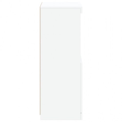 Skænk med LED-lys 41 × 37 × 100 cm - hvid