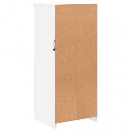 Skænk med LED-lys 41 × 37 × 100 cm - hvid