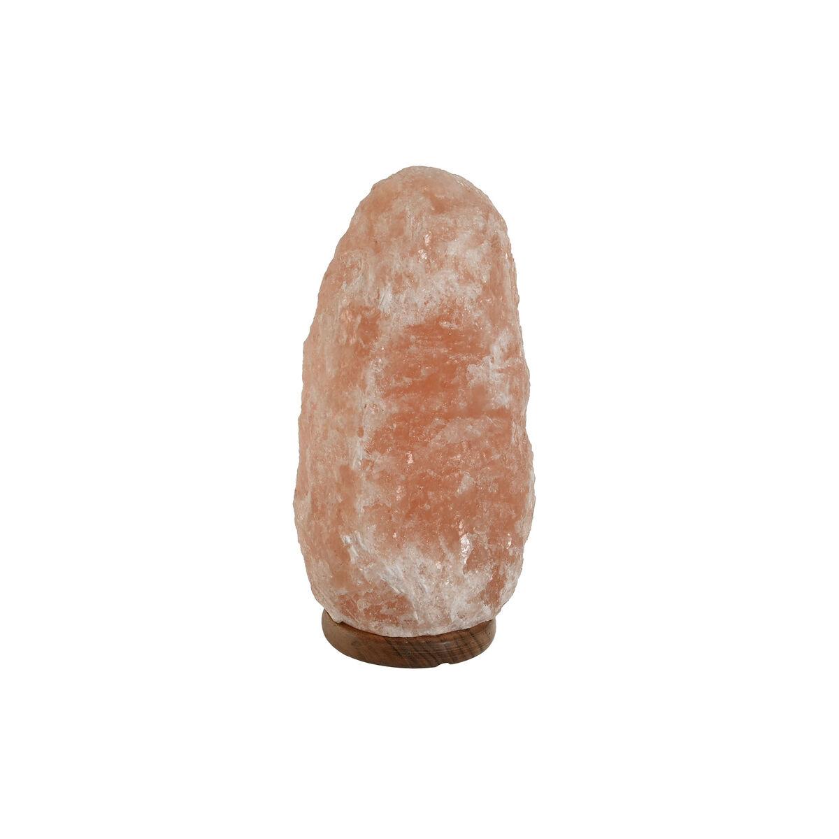 Bordlampe - Pink Salt og mangotræ, E14, 15 W, 220 V, 17 × 14 × 35 cm