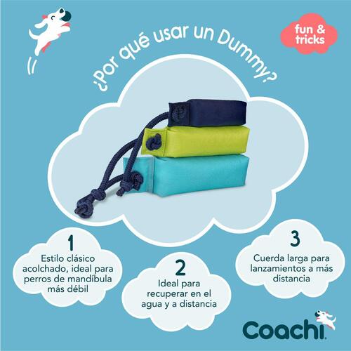 Coachi Training Dummy - Blå, str. L (hundetræning)