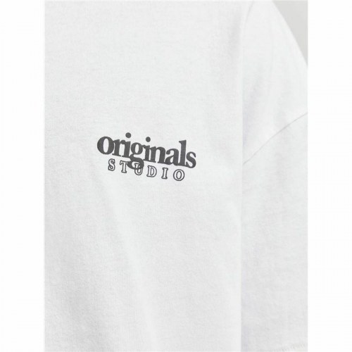 Jack & Jones kortærmet T-shirt - bari Back, hvid, mænd (XL)