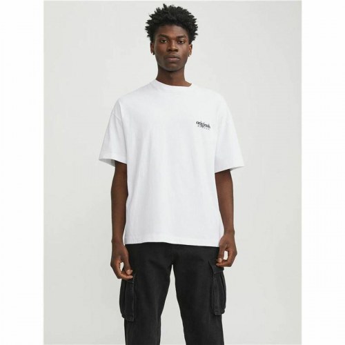 Jack & Jones kortærmet T-shirt - bari Back, hvid, mænd (XL)