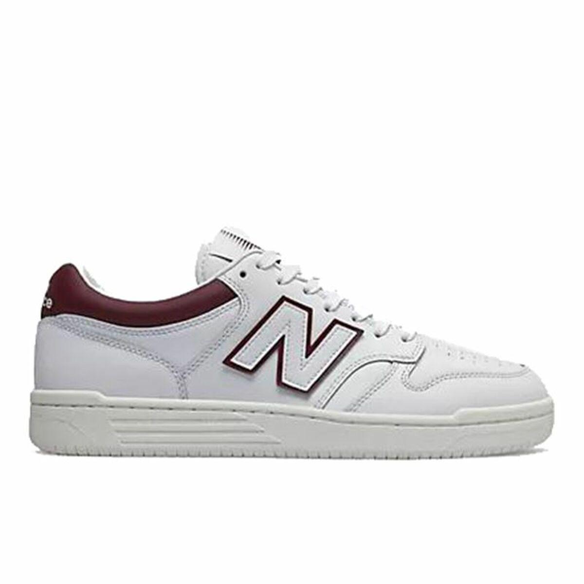 Herre sneakers New Balance 480 Hvid Mørkerød 43