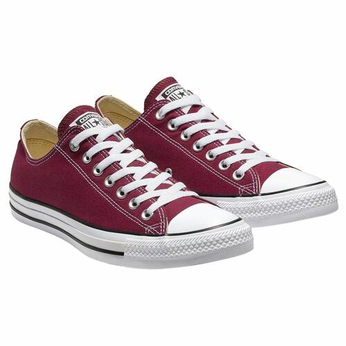Kondisko til Kvinder Converse Chuck Taylor All Star Classic Low Mørkerød 35