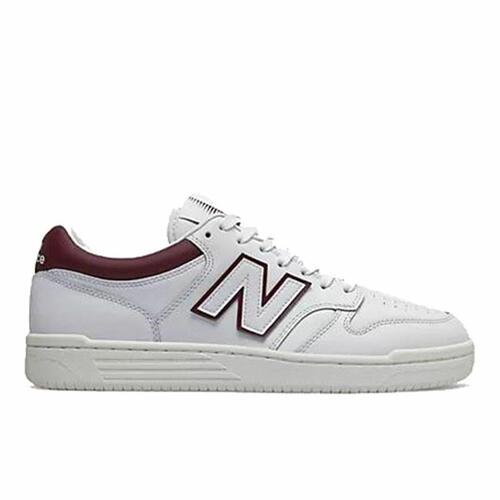 Herre sneakers New Balance 480 Hvid Mørkerød 45