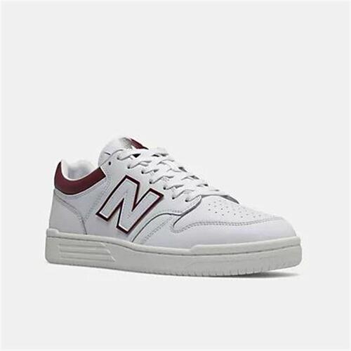 Herre sneakers New Balance 480 Hvid Mørkerød 45