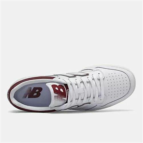 Herre sneakers New Balance 480 Hvid Mørkerød 45