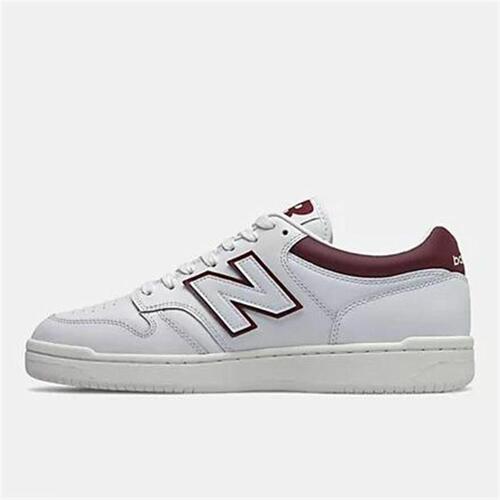 Herre sneakers New Balance 480 Hvid Mørkerød 45