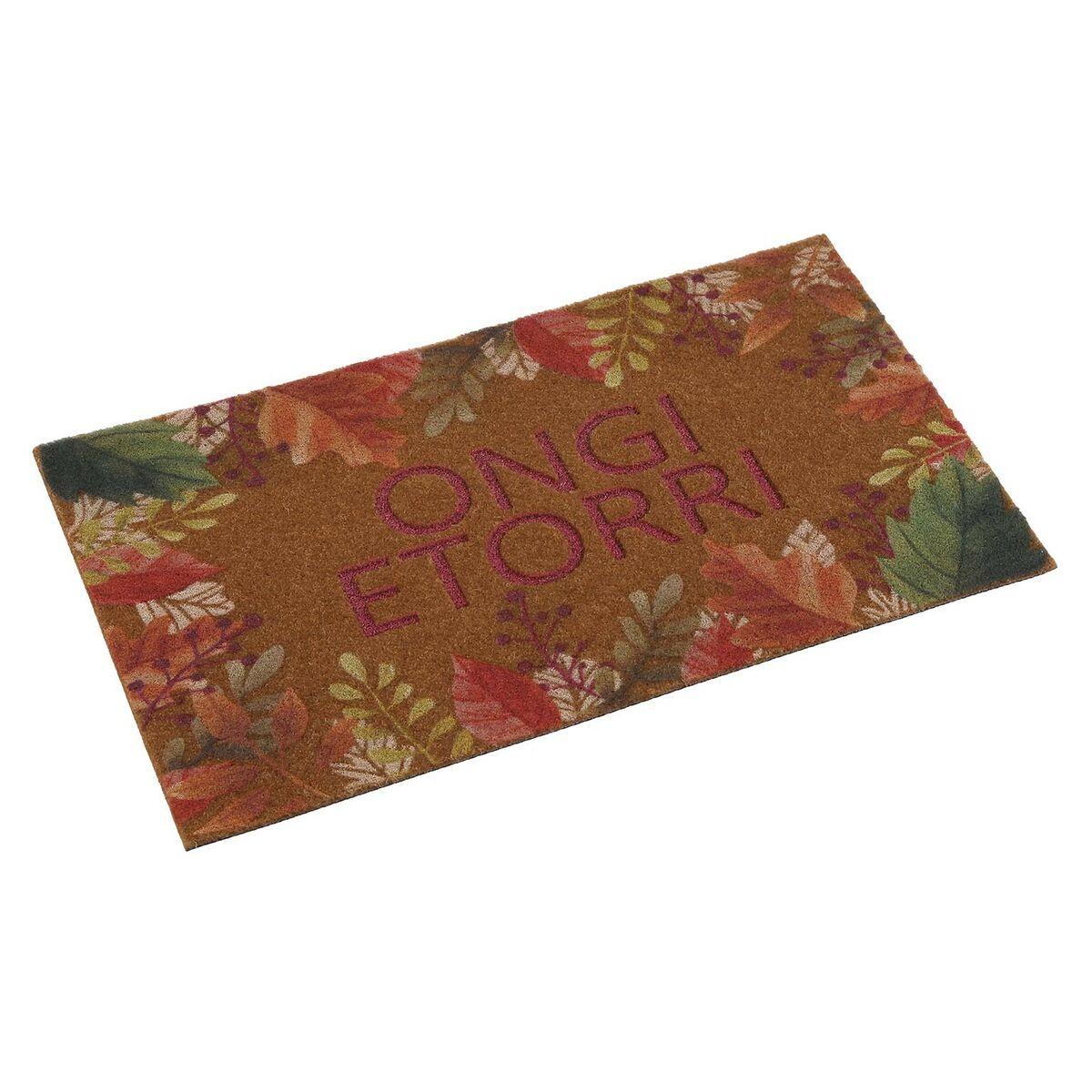 Dørmåtte Versa Ongi Etorri Floral Termoplastisk Kokosnød Fiber 40 x 2 x 70 cm