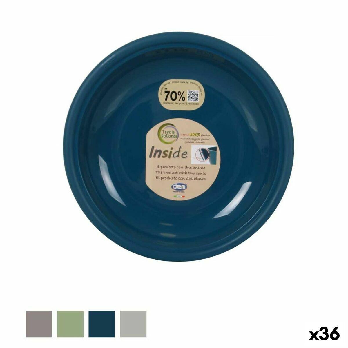 Dem Inside flad middagstallerken i plastik Ø 25 cm - 36 stk.