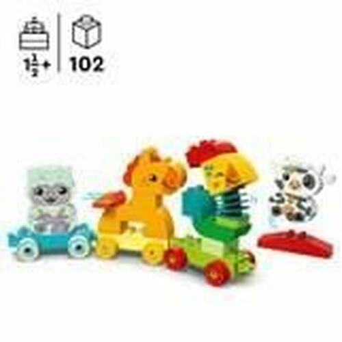 Lego DUPLO Animal Train - 19 dele, multifarvet playset