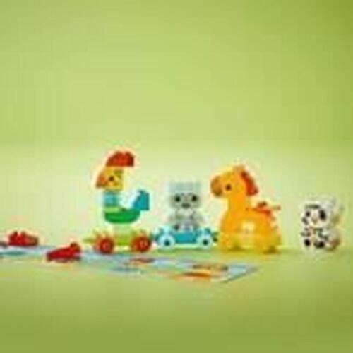 Lego DUPLO Animal Train - 19 dele, multifarvet playset