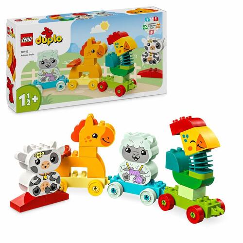 Lego DUPLO Animal Train - 19 dele, multifarvet playset