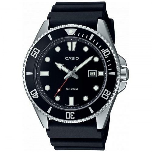 Casio herreur MDV-107-1A1VEF - sort, analogt armbåndsur