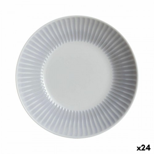 Dyb tallerken 20 cm i gråt glas - Luminarc Cottage (24 stk.)