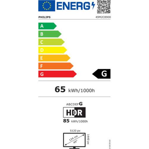 Skærm Philips Evnia 49M2C8900 240 Hz 50-60 Hz