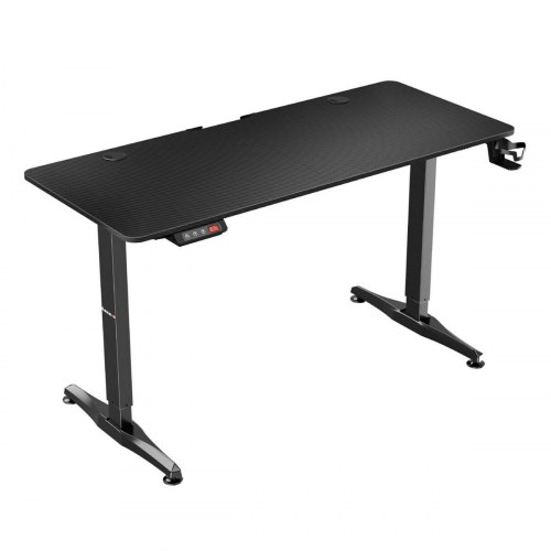 Huzaro HZ-Hero 8.5 skrivebord - sort, 140 x 60 cm, justerbar højde