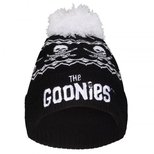 The Goonies Crossbones Snow Beanie - sort unisex hue (akryl, onesize)