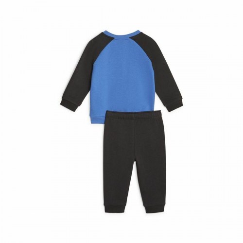 Puma Minicats Ess Raglan træningssæt - sort/blå - 2-4 mdr