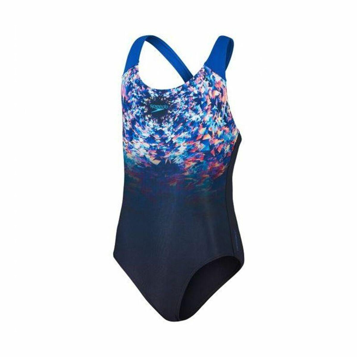 Badedragt Til Piger Speedo Digital Placement Blå