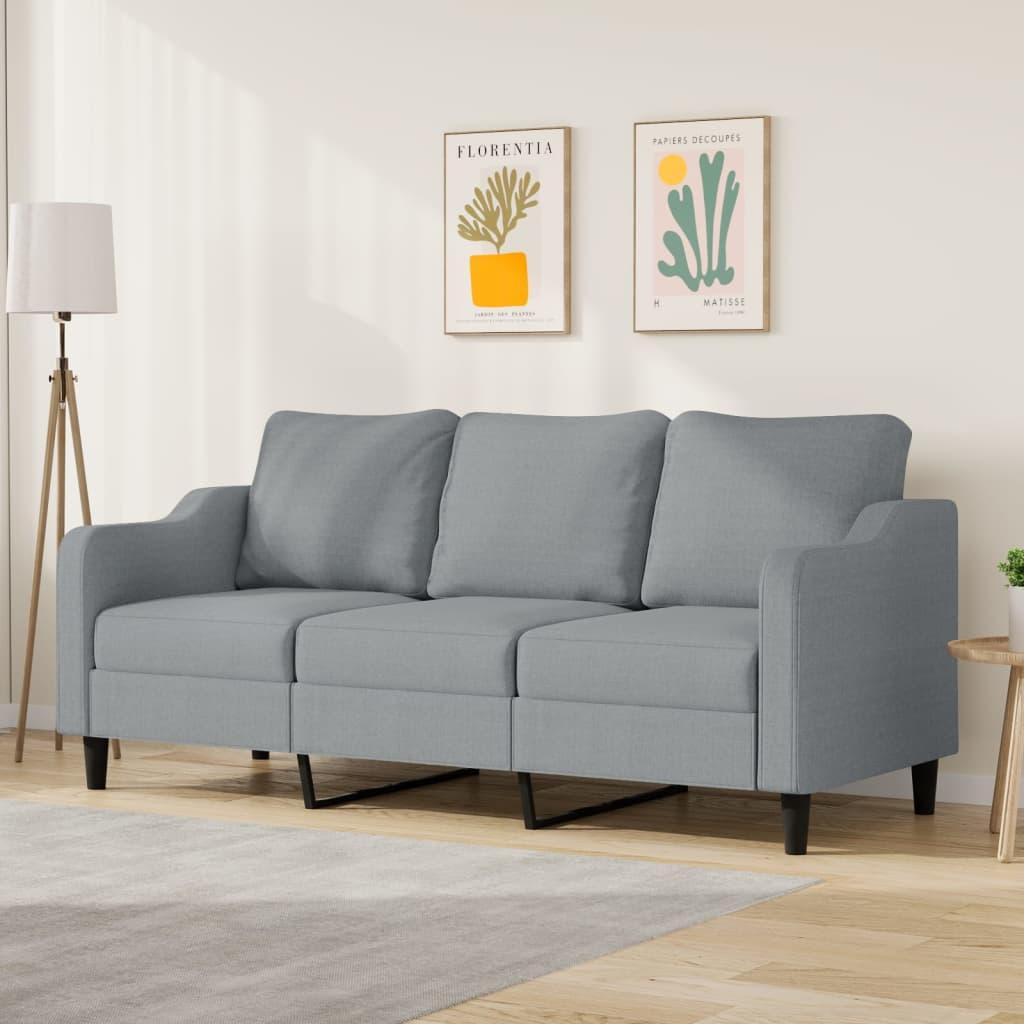 2-Personers Sofa Stof - 180 cm / Lysegrå