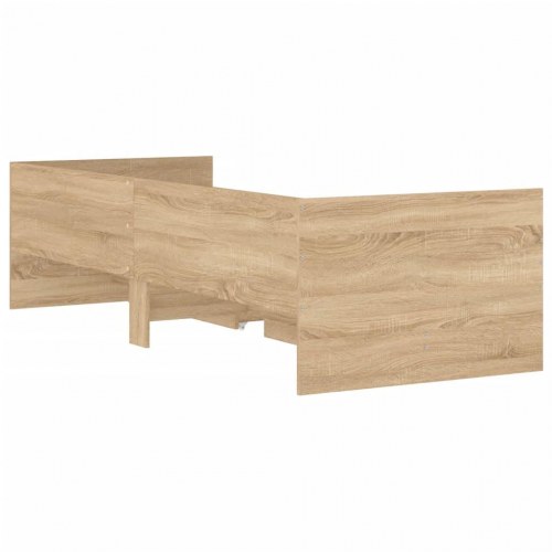 Sengeramme med skuffer 100x200 cm sonoma-eg